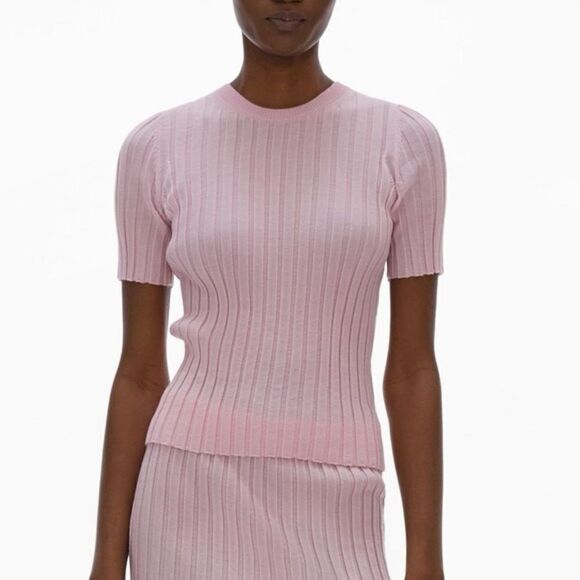 Helmut Lang Fine Rib Knit Top - Picture 2 of 8